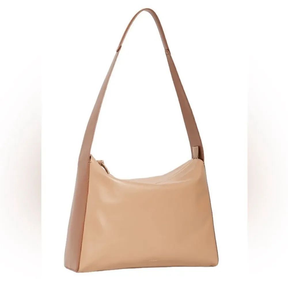 FRAME  Women's Bag Ilona Hamer Tan Leather  Shoulder Bag Made In Ítaly NWT